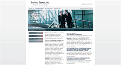Desktop Screenshot of businesscounsel.org